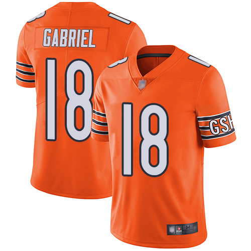 Chicago Bears Limited Orange Men Taylor Gabriel Alternate Jersey NFL Football #18 Vapor Untouchable->youth nfl jersey->Youth Jersey
